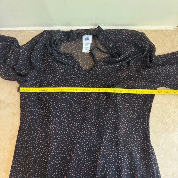 CAbi Prowl Dress 2 Piece Animal Leopard Print Belted Womens Size S Knee Length - Picture 10 of 16